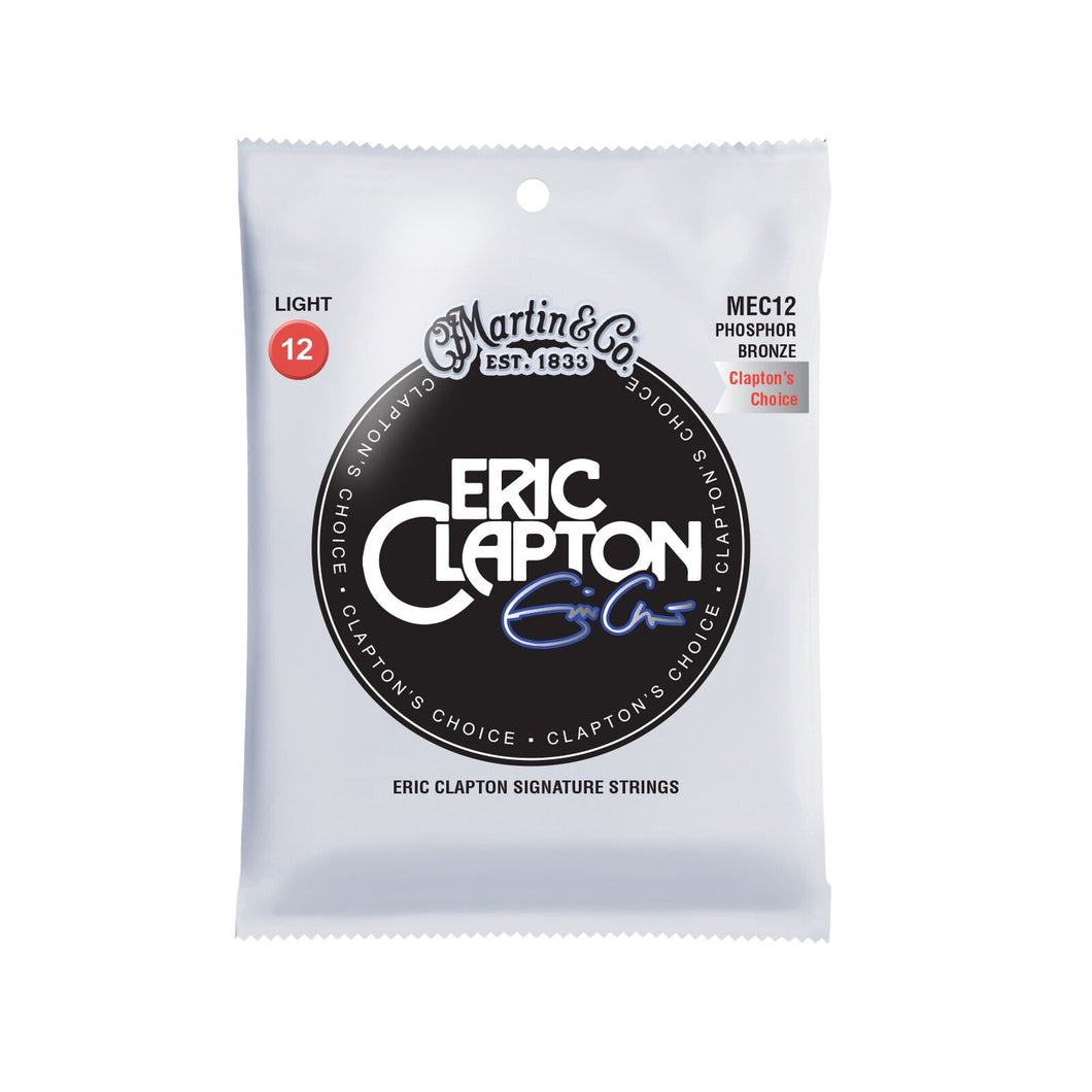MARTIN MEC12 Eric Clapton ACOUSTIC GUITAR STRINGS Light