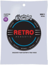 Load image into Gallery viewer, MARTIN MM11 CUSTOM LIGHT 11-52 RETRO® ACOUSTIC GUITAR STRINGS
