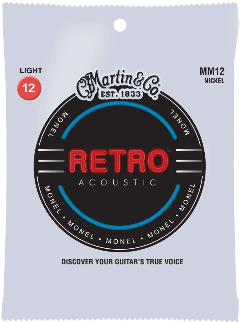 MARTIN MM12 LIGHT 12-54 RETRO® ACOUSTIC GUITAR STRINGS