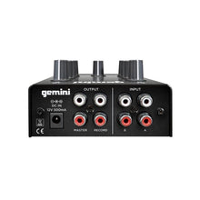 Load image into Gallery viewer, GEMINI MM1 2-CHANNEL POCKET-SIZED DJ MIXER
