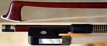 Charger l&#39;image dans la galerie, Archet de violon 4/4 Archet en bois du Brésil pour violon Bâton octogonal Grenouille en ébène avec crin de cheval mongol 
