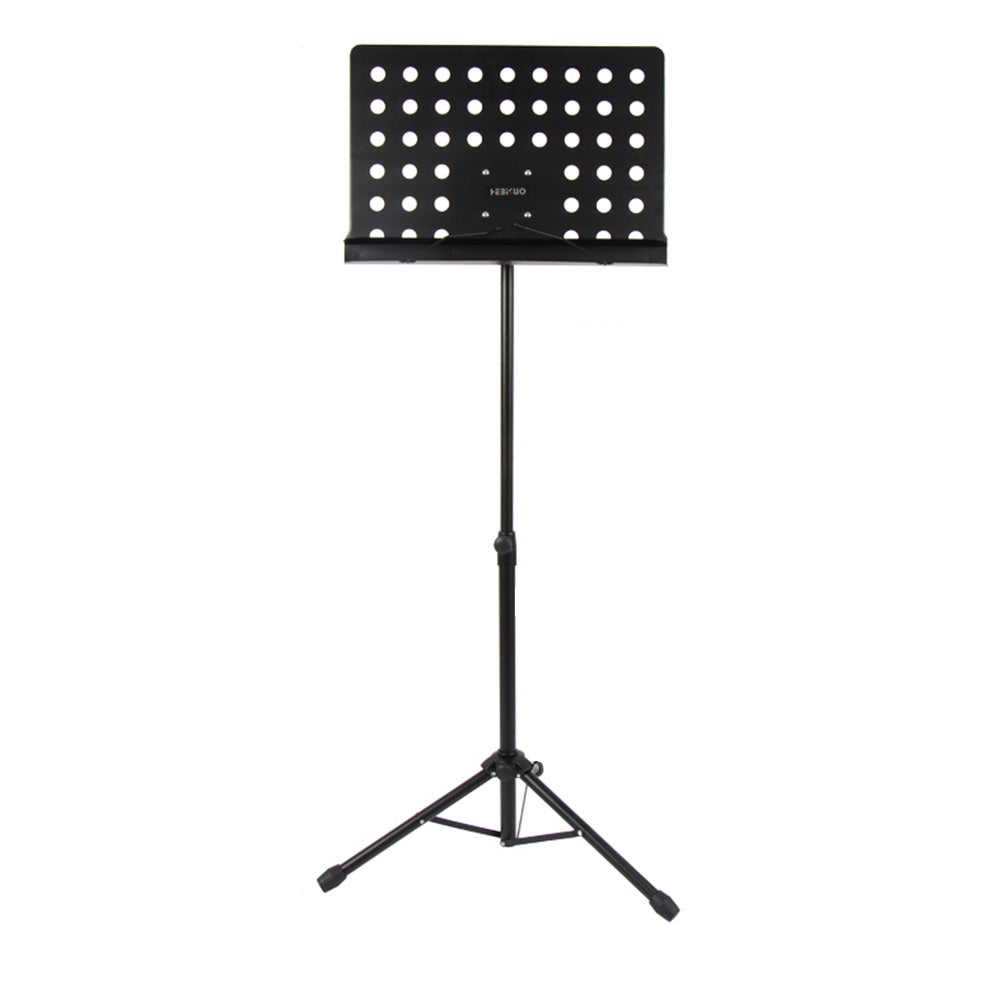Foldable Music Stand with Tripod Stand Black