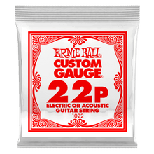 Load image into Gallery viewer, ERNIE BALL .022P PLAIN STEEL ELECTRIC OR ACOUSTIC GUITAR STRINGS-(6752761249986)
