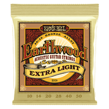 Load image into Gallery viewer, ERNIE BALL 2006 EARTHWOOD EXTRA LIGHT 80/20 BRONZE ACOUSTIC GUITAR STRINGS - 10-50 GAUGE
