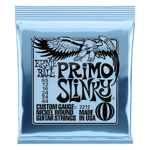 ERNIE BALL 2212 PRIMO SLINKY NICKEL WOUND ELECTRIC GUITAR STRINGS - 9.5-44 GAUGE-(6631413711042)