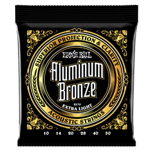 Load image into Gallery viewer, ERNIE BALL 2570 EXTRA LIGHT ALUMINUM BRONZE ACOUSTIC GUITAR STRINGS - 10-50 GAUGE
