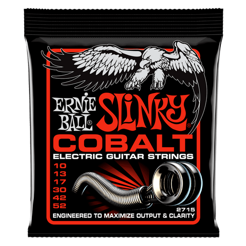 ERNIE BALL 2715 SKINNY TOP HEAVY BOTTOM SLINKY COBALT ELECTRIC GUITAR STRINGS - 10-52 GAUGE-(6633341452482)