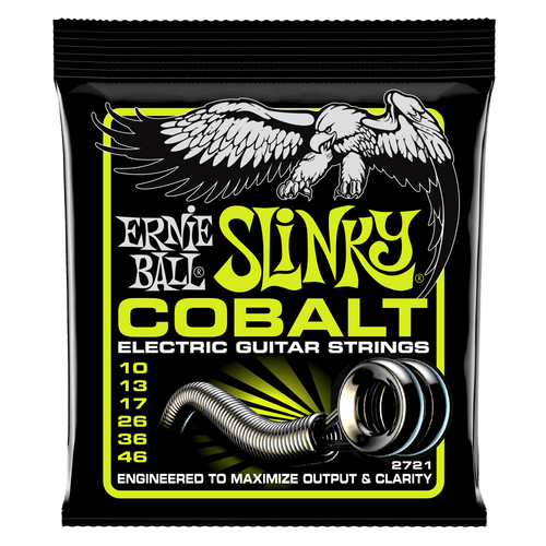 ERNIE BALL 2721 REGULAR SLINKY COBALT ELECTRIC GUITAR STRINGS - 10-46 GAUGE-(6633324675266)