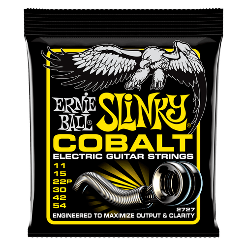 ERNIE BALL 2727 BEEFY SLINKY COBALT ELECTRIC GUITAR STRINGS - 11-54 GAUGE-(6633350463682)