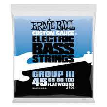 Load image into Gallery viewer, ERNIE BALL 2806 FLATWOUND GROUP III ELECTRIC BASS STRINGS - 45-100 GAUGE-(6669561561282)
