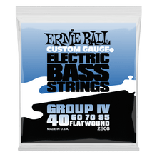 Load image into Gallery viewer, ERNIE BALL FLATWOUND GROUP IV 2808 ELECTRIC BASS STRINGS - 40-95 GAUGE-(6924782436546)
