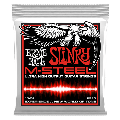 ERNIE BALL SKINNY TOP HEAVY BOTTOM SLINKY 2915 M-STEEL ELECTRIC GUITAR STRINGS - 10-52 GAUGE-(6924725059778)