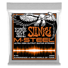 Load image into Gallery viewer, ERNIE BALL HYBRID SLINKY 2922 M-STEEL ELECTRIC GUITAR STRINGS - 9-46 GAUGE-(6924729647298)
