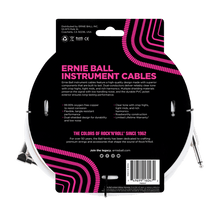Charger l&#39;image dans la galerie, ERNIE BALL 20&#39; STRAIGHT / ANGLE INSTRUMENT CABLE - WHITE P06047-(6841182453954)
