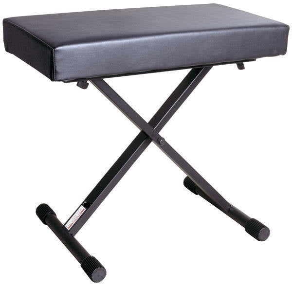 Deluxe X Style Padded Folding Piano Keyboard Bench-(6670075887810)