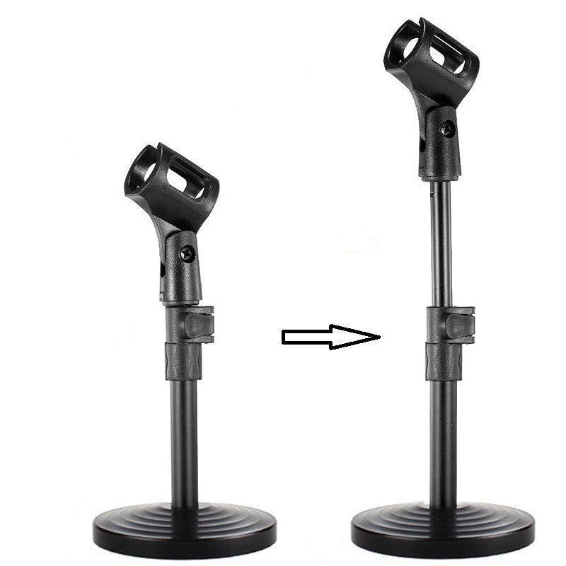 Mini Microphone Stand with Extendable Neck & Clip