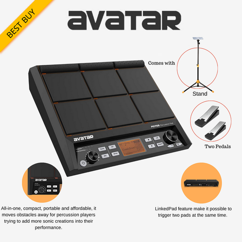 Avatar PD705 Electronic Strike Multi Pad-(6821531222210)