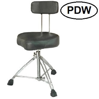 PDW DRUMS DG-6 Ergo-Rider Style Pro Drum Throne With Backrest