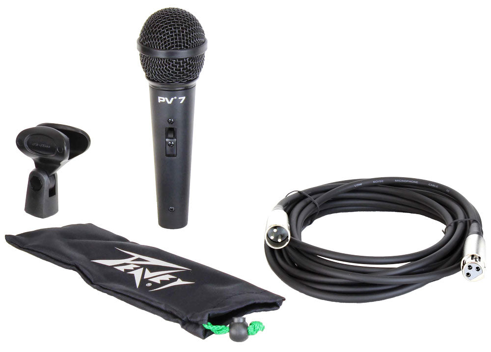 Peavey Mic PV 7 Microphone with XLR to XLR Cable
