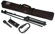 Load image into Gallery viewer, Peavey Mic Package PV MSP1 1/4&quot; Dynamic Cardioid Microphone with cable, stand and bag
