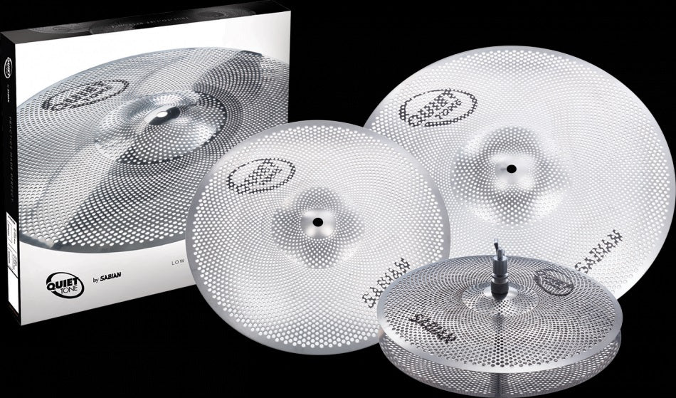 SABIAN QTPC502 Quiet Tone Practice Cymbals Set 3 Pack MADE In CANADA