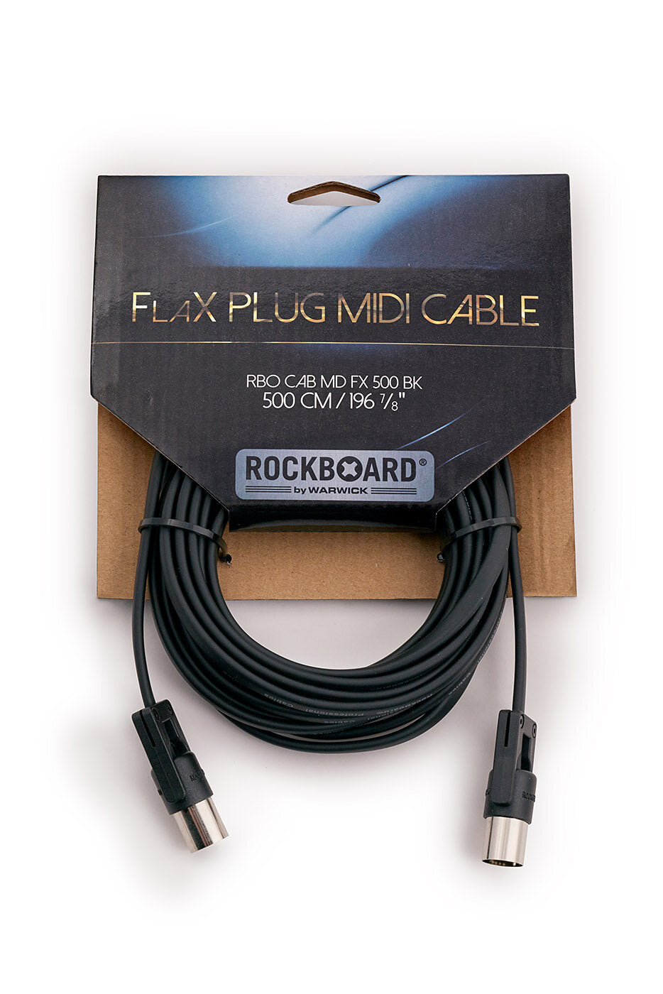 Câble MIDI RockBoard FlaX Plug, 500 cm / 196 27/32
