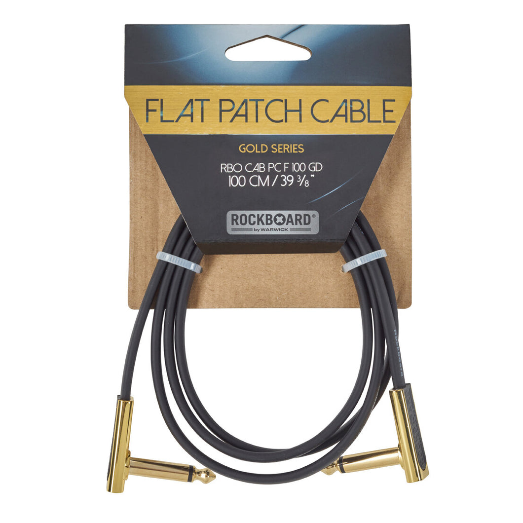 Câble patch plat série RockBoard GOLD, 100 cm / 39 3/8