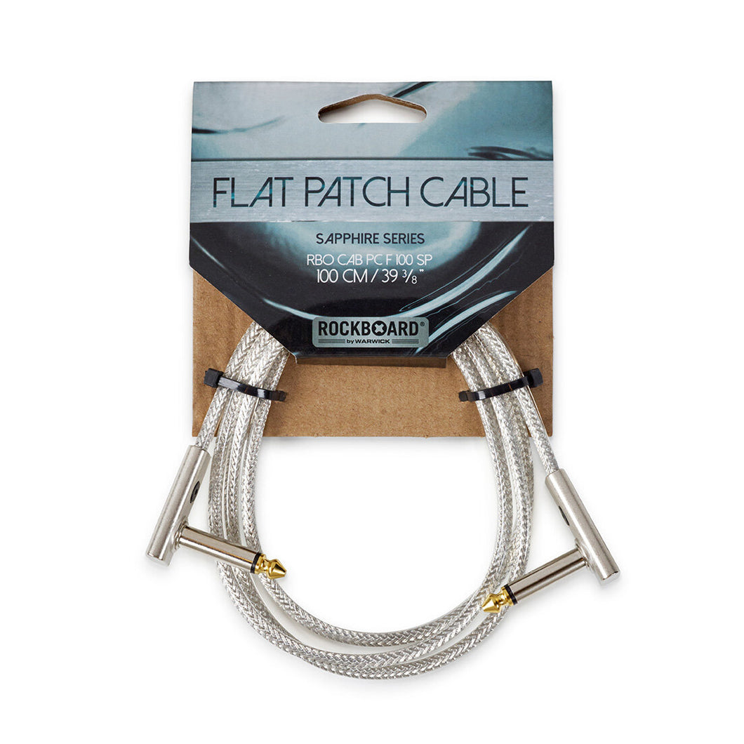 Câble patch plat série RockBoard SAPPHIRE, 100 cm / 39 3/8