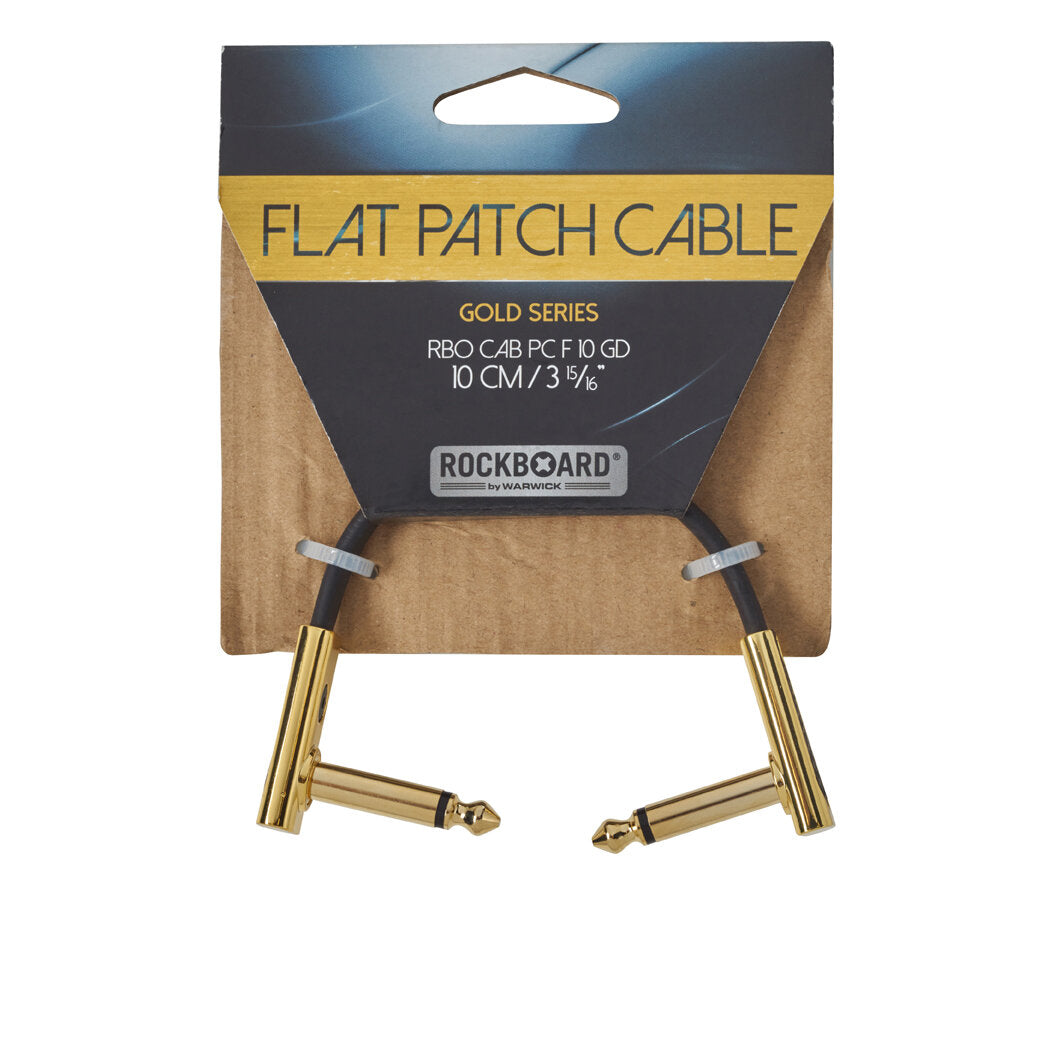 Câble patch plat série RockBoard GOLD, 10 cm / 3 15/16