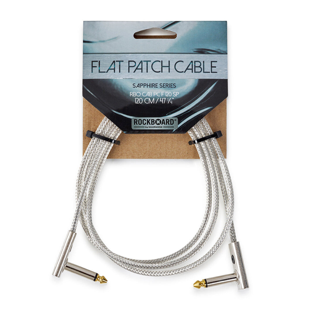 Câble patch plat série RockBoard SAPPHIRE, 120 cm / 47 1/4