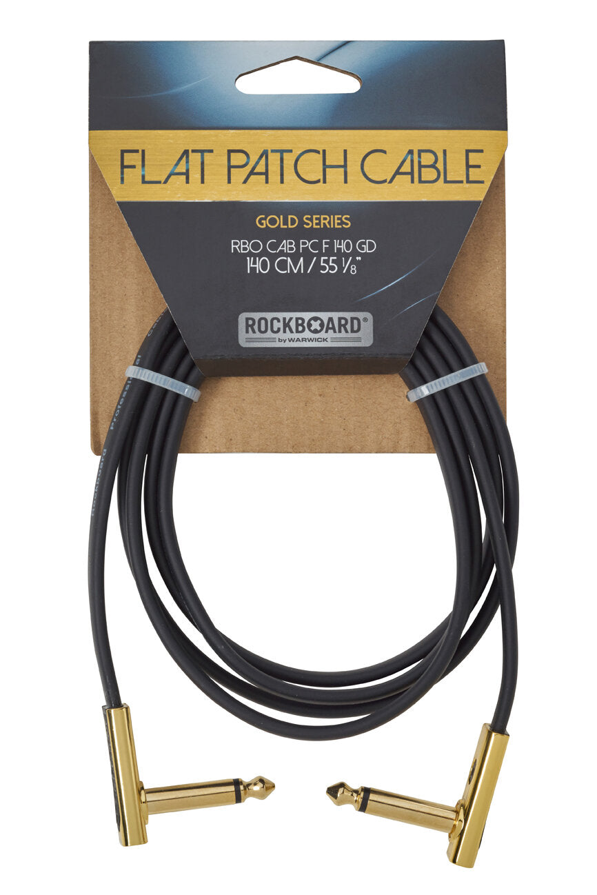 RockBoard GOLD Series Flat Patch Cable, 140 cm / 55 1/8