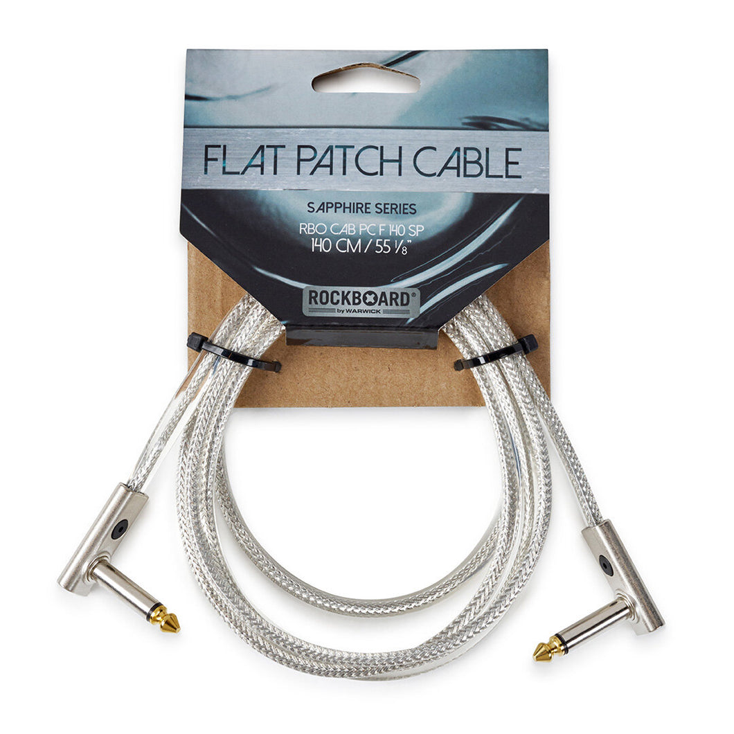 Câble patch plat série RockBoard SAPPHIRE, 140 cm / 55 1/8