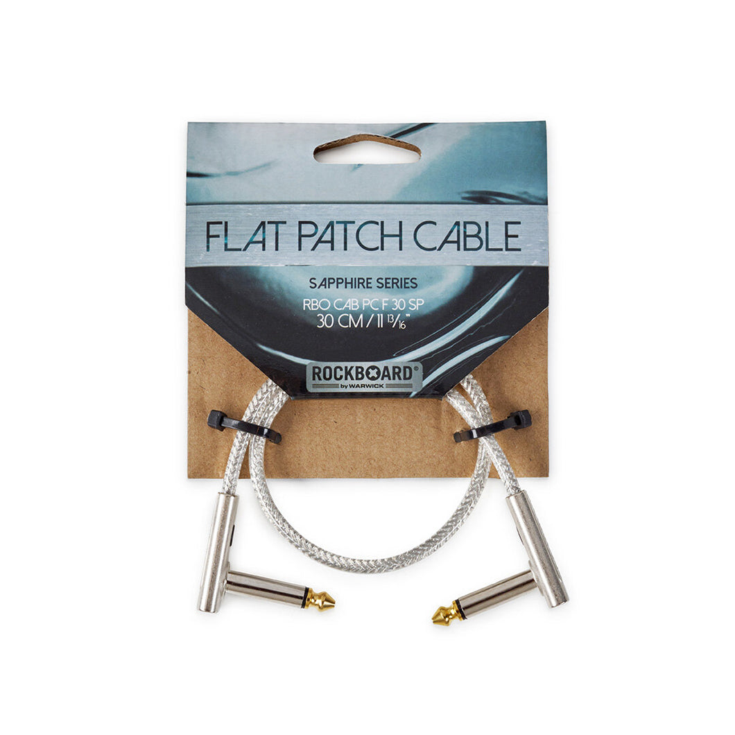 Câble patch plat série RockBoard SAPPHIRE, 30 cm / 11 13/16