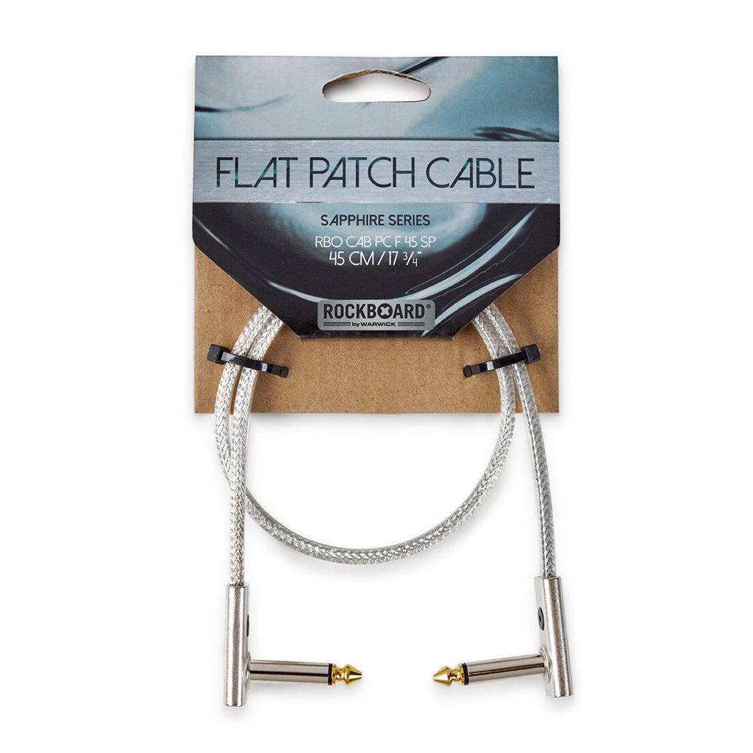 Câble patch plat série RockBoard SAPPHIRE, 45 cm / 17 23/32