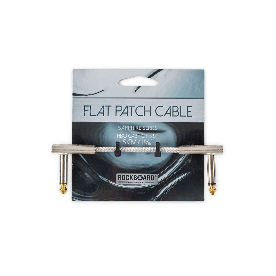 RockBoard SAPPHIRE Series Flat Patch Cable, 5 cm / 1 31/32