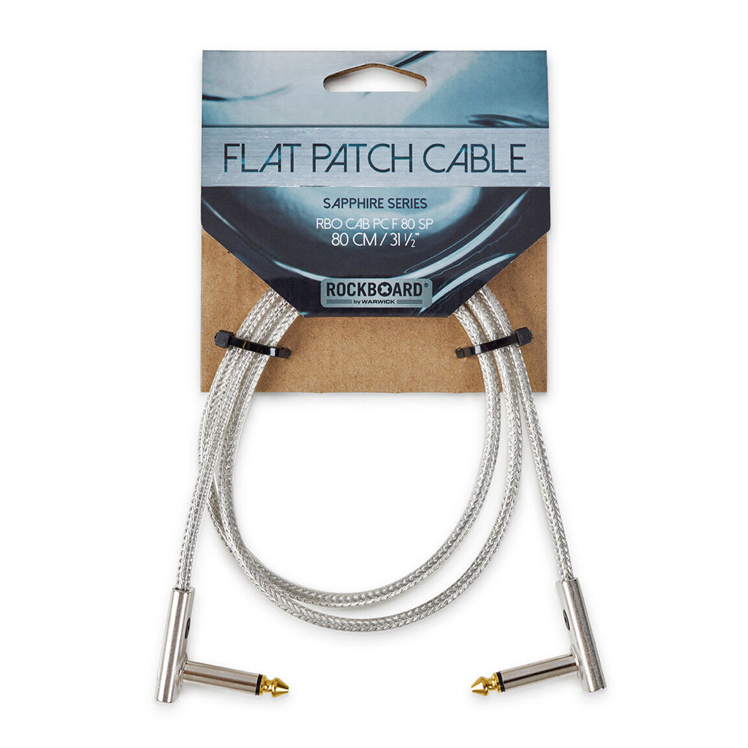 Câble patch plat série RockBoard SAPPHIRE, 80 cm / 31 1/2