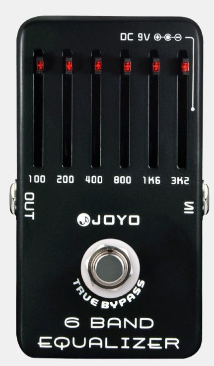 JOYO JF-11 Pédale d'effets guitare EQ 6 bandes