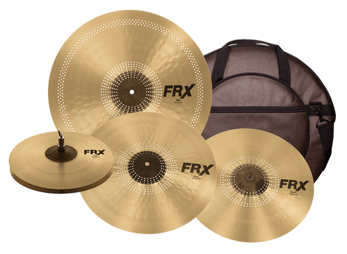 SABIAN FRX Prepack Set 4-pack cymbals with free Classic Vintage Cymbal Bag made in Canada