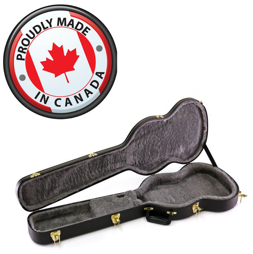 Deluxe Hardshell SG Electric Guitar Case (built road-tough) with Lock (Made in Canada) Model 126-(7828657864959)