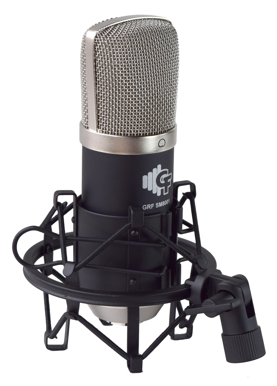 GROOVE FACTORY CONDENSER STUDIO MICROPHONE with SHOCK MOUNT & CARRYING BAG