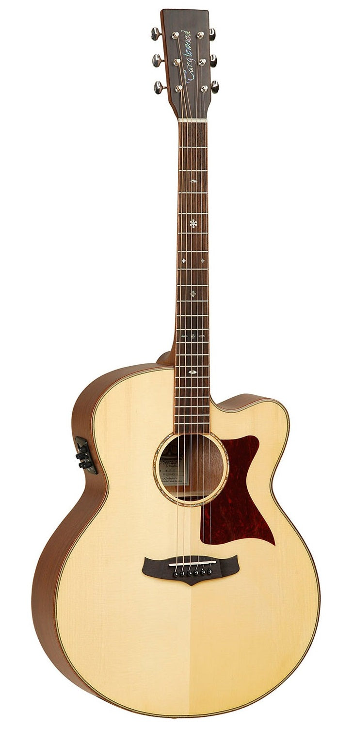 Tanglewood Evolution TW155ST Electro Jumbo Acoustic Guitare électrique à pan coupé - d'occasion (avec système EFX TransAcoustic Tonewood Style)