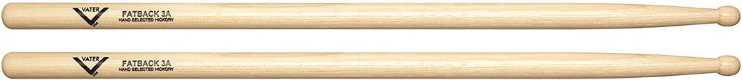 Vater VH3AW 3A Drumsticks Los Angeles Hickory, Wood Tip