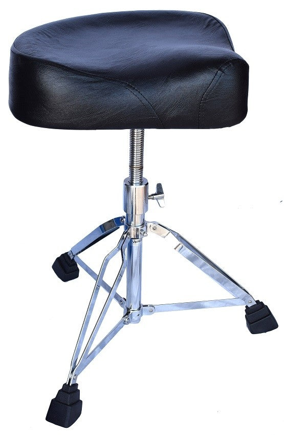 PDW DRUMS DG-7 LEATHER TOP BIKE SEAT - DRUM THRONE - BLACK