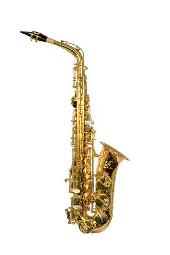 B - U.S.A. Alto Saxophone Lacquer - Gold Color-(6911535120578)