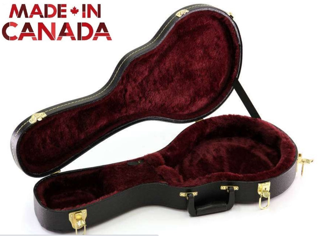 Étui de luxe pour mandoline Hardshell F Style Arch Top (fabriqué au Canada)