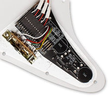 Load image into Gallery viewer, EMG David Gilmour Strat Pickguard Setup DG20 - SA/SA/SA Ivory 3 Ply White Pearloid Pickguard
