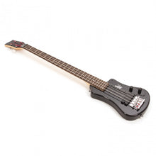 Load image into Gallery viewer, Hofner HOF-HCT-SHB- BK-O Shorty Electric Travel Bass Guitar - Black - with Gig Bag
