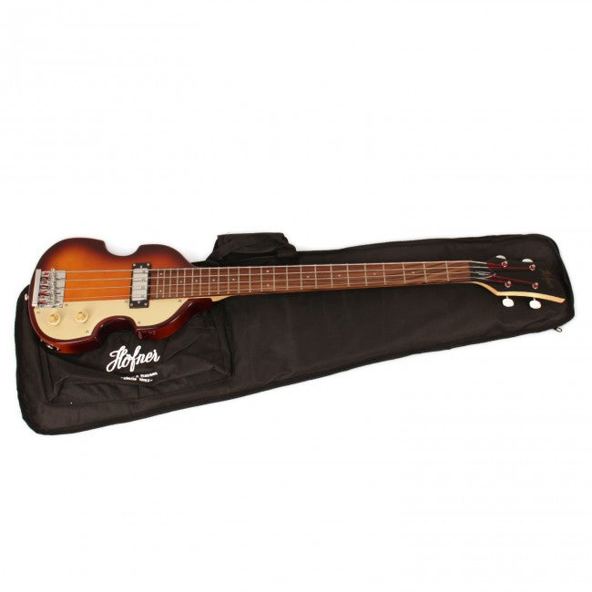 Hofner HCT-SHVB-SB Shorty Violin Bass CT Sunburst (Beatles Bass Style) Includes Travel Bag