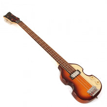 Charger l&#39;image dans la galerie, Hofner HCT-SHVB-SB Shorty Violin Bass CT Sunburst (Beatles Bass Style) Comprend un sac de voyage
