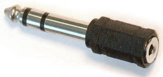Adaptor - TRS 1/4 Male to TRS 1/8 Female